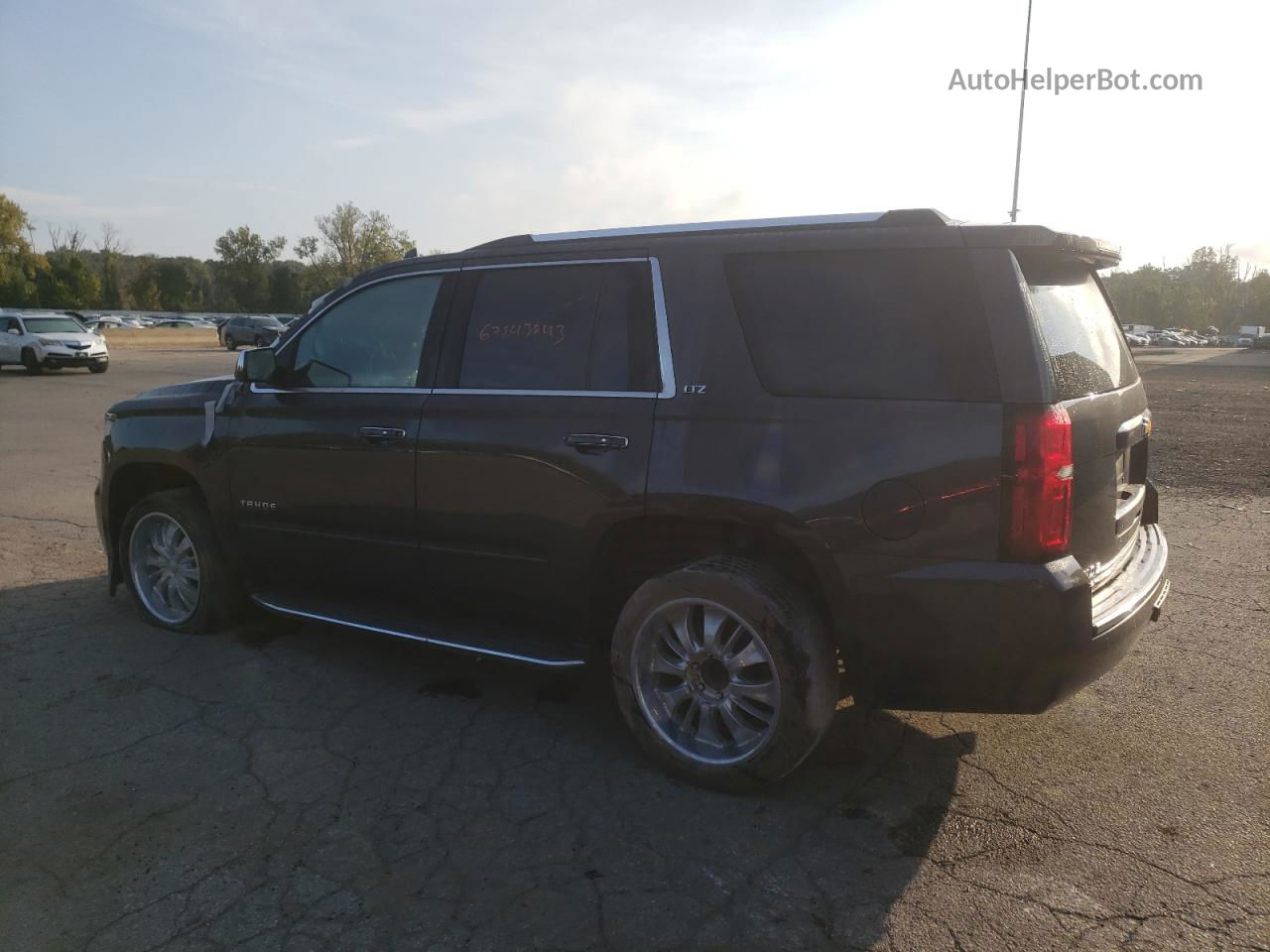 2015 Chevrolet Tahoe K1500 Ltz Black vin: 1GNSKCKC9FR578346