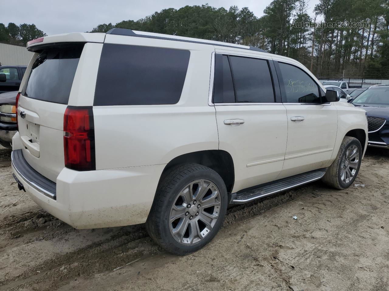 2015 Chevrolet Tahoe K1500 Ltz Cream vin: 1GNSKCKC9FR616254