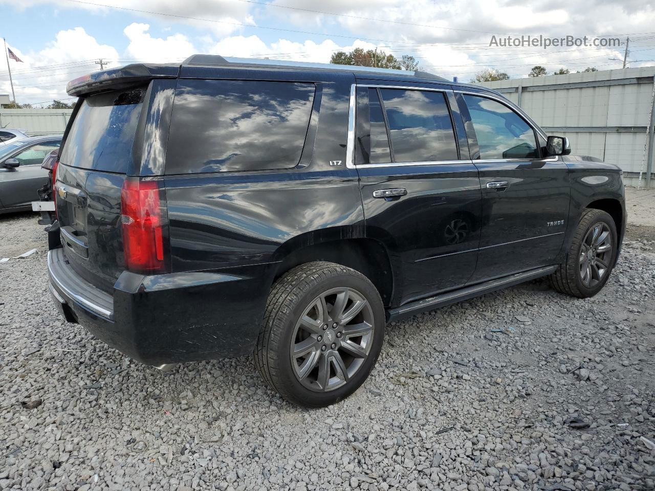 2015 Chevrolet Tahoe K1500 Ltz Black vin: 1GNSKCKC9FR670444