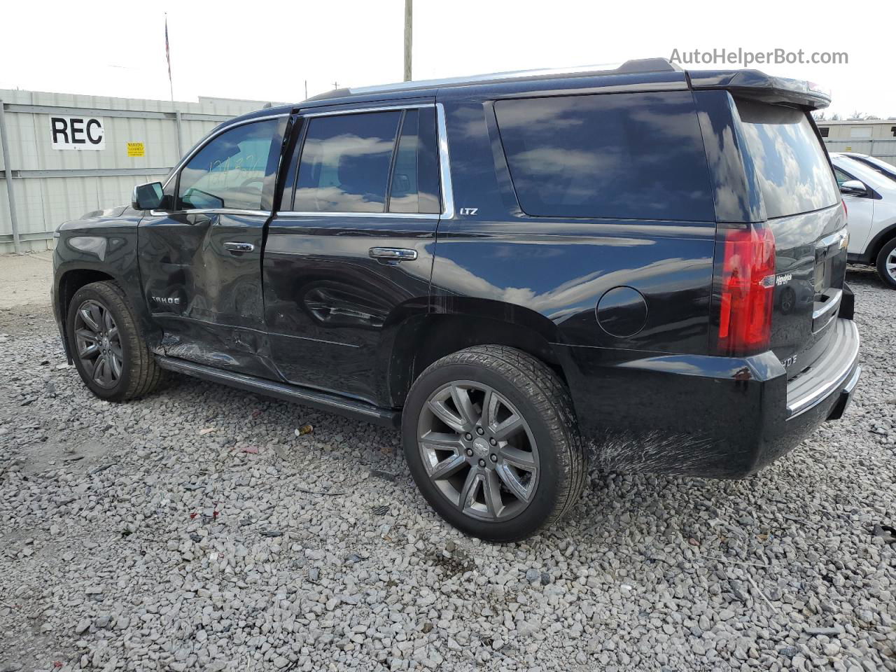 2015 Chevrolet Tahoe K1500 Ltz Black vin: 1GNSKCKC9FR670444