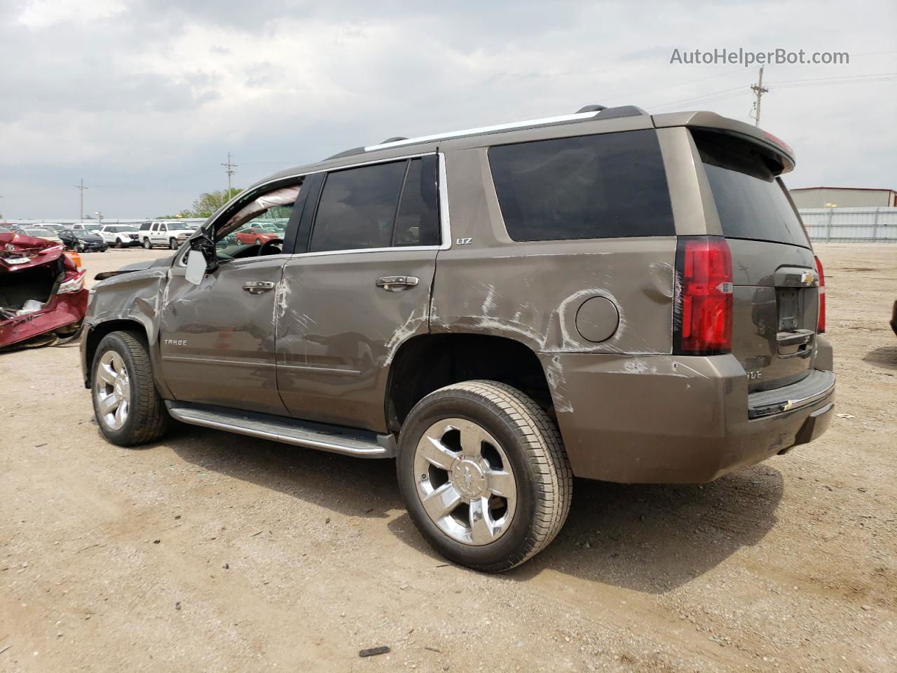 2016 Chevrolet Tahoe K1500 Ltz Brown vin: 1GNSKCKC9GR117827