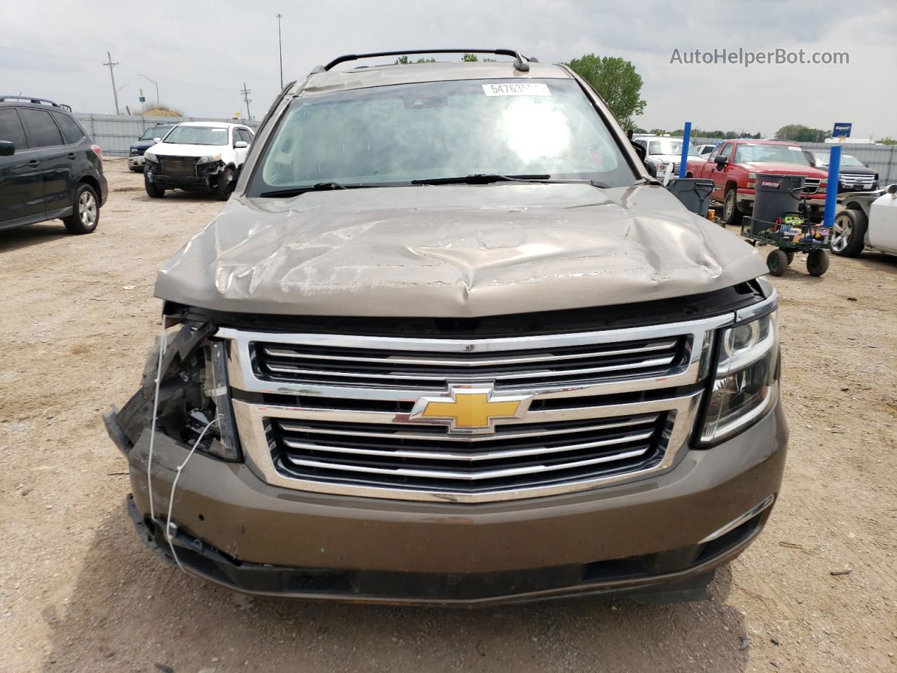 2016 Chevrolet Tahoe K1500 Ltz Brown vin: 1GNSKCKC9GR117827