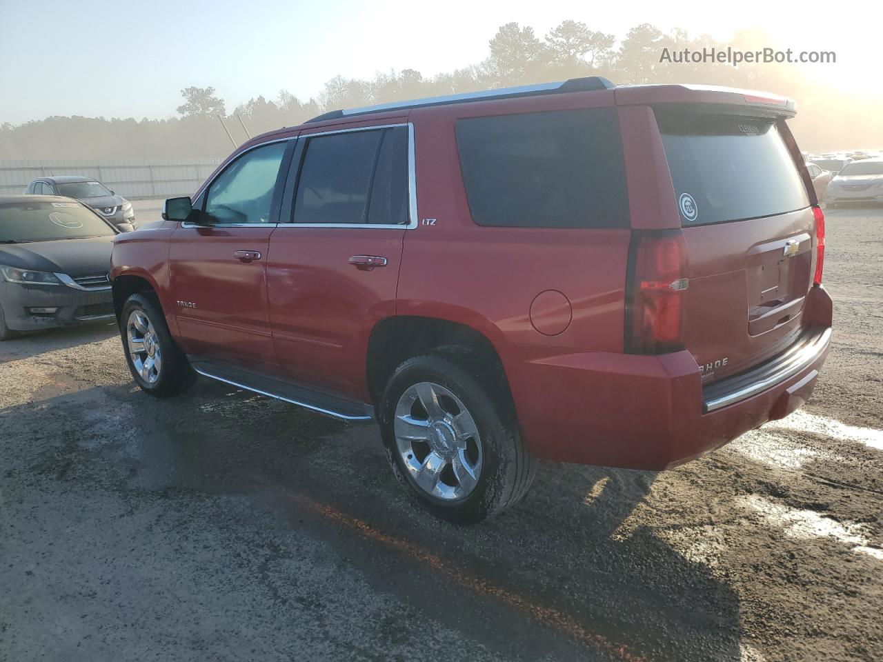 2015 Chevrolet Tahoe K1500 Ltz Red vin: 1GNSKCKCXFR157817