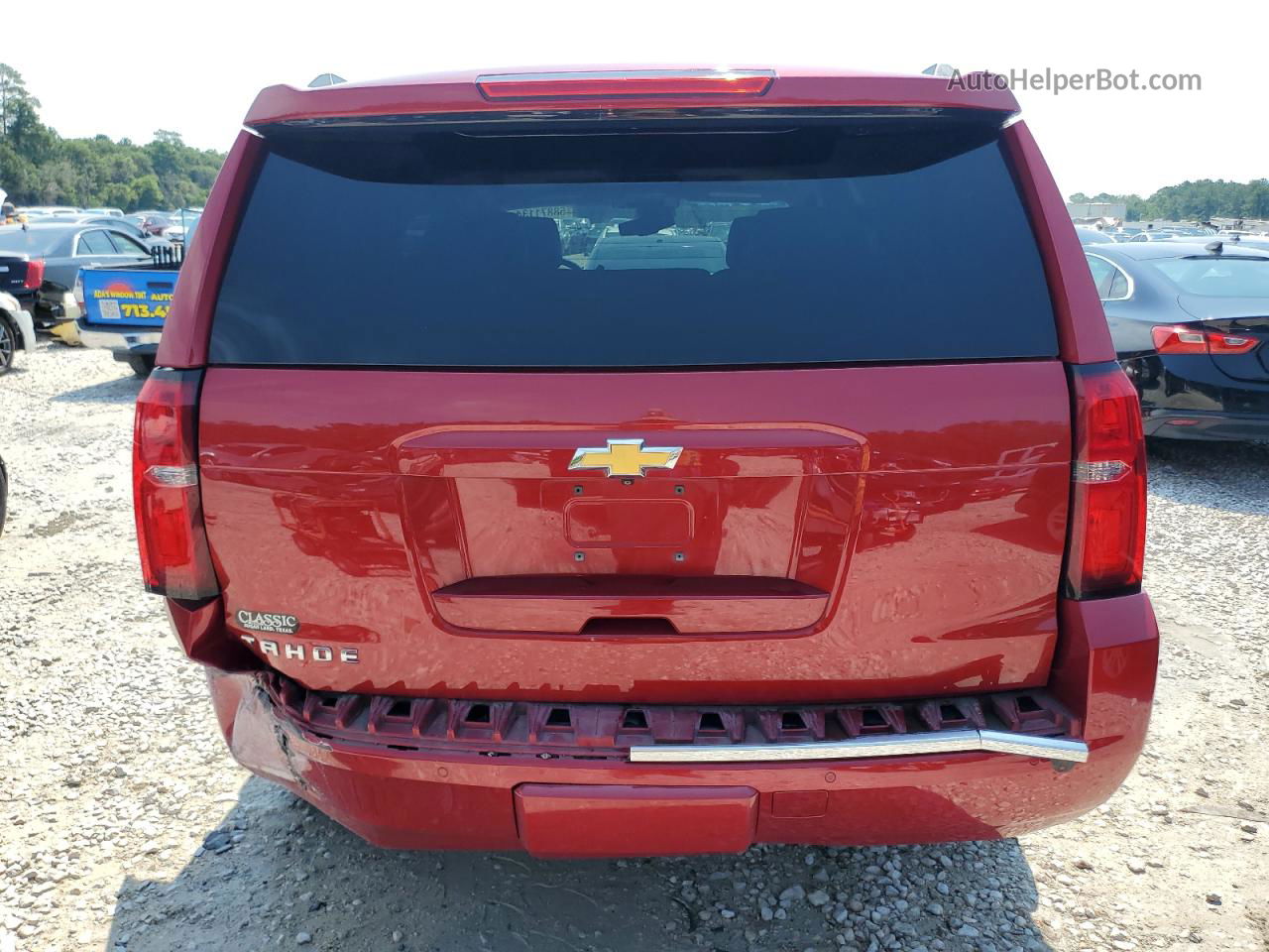 2015 Chevrolet Tahoe K1500 Ltz Red vin: 1GNSKCKCXFR221743