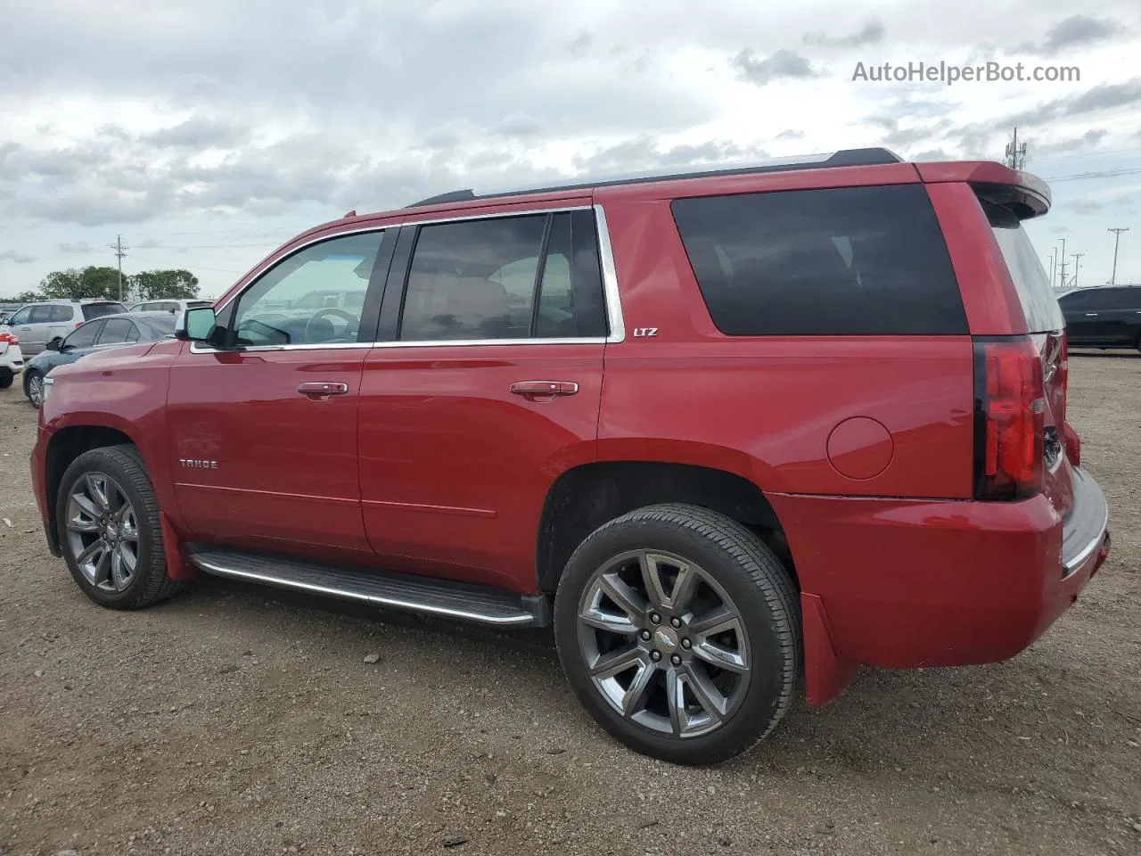 2015 Chevrolet Tahoe K1500 Ltz Red vin: 1GNSKCKCXFR641664