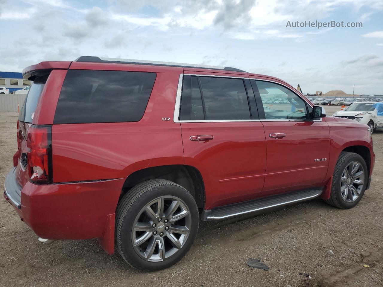 2015 Chevrolet Tahoe K1500 Ltz Red vin: 1GNSKCKCXFR641664