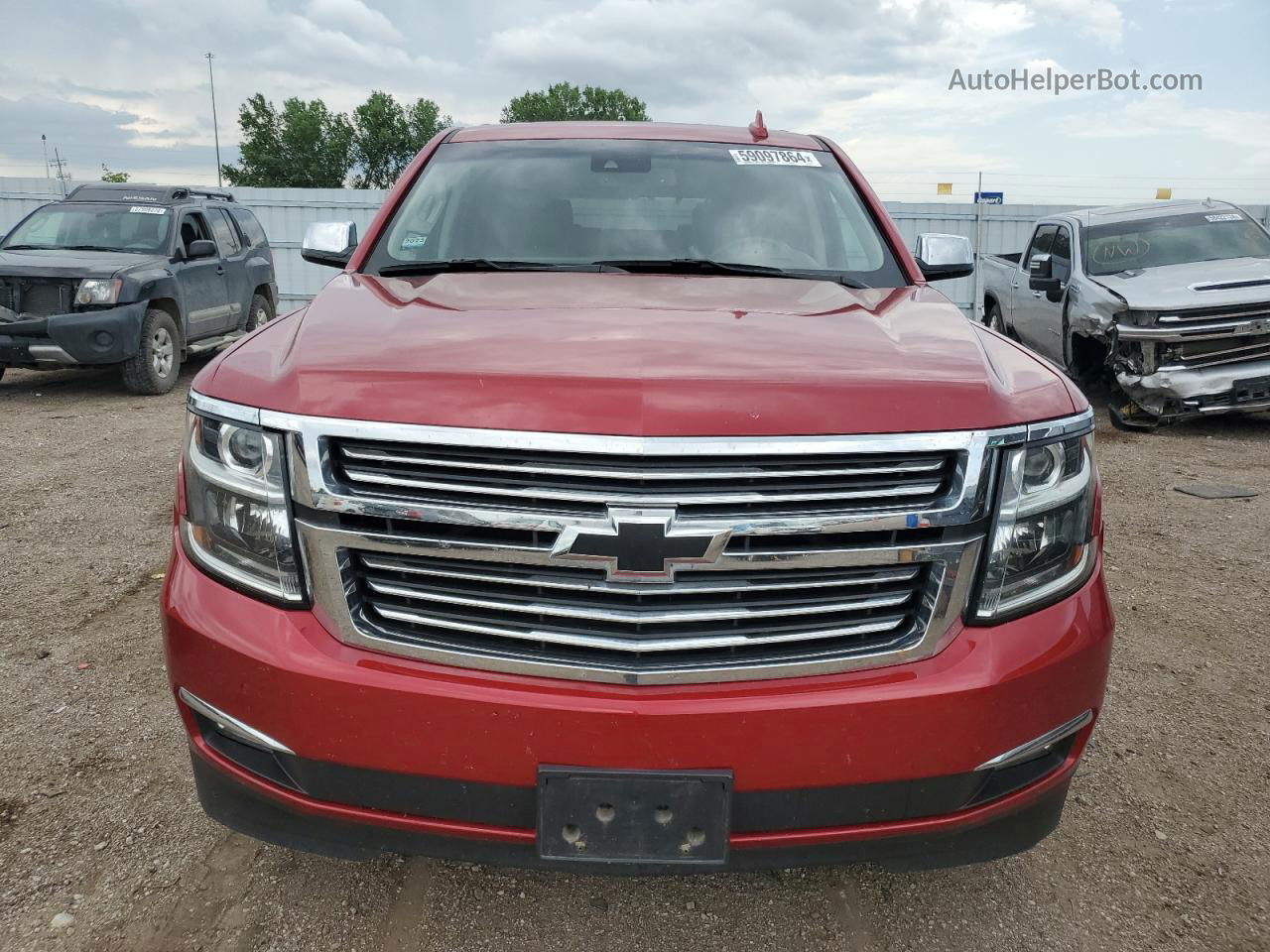 2015 Chevrolet Tahoe K1500 Ltz Красный vin: 1GNSKCKCXFR641664