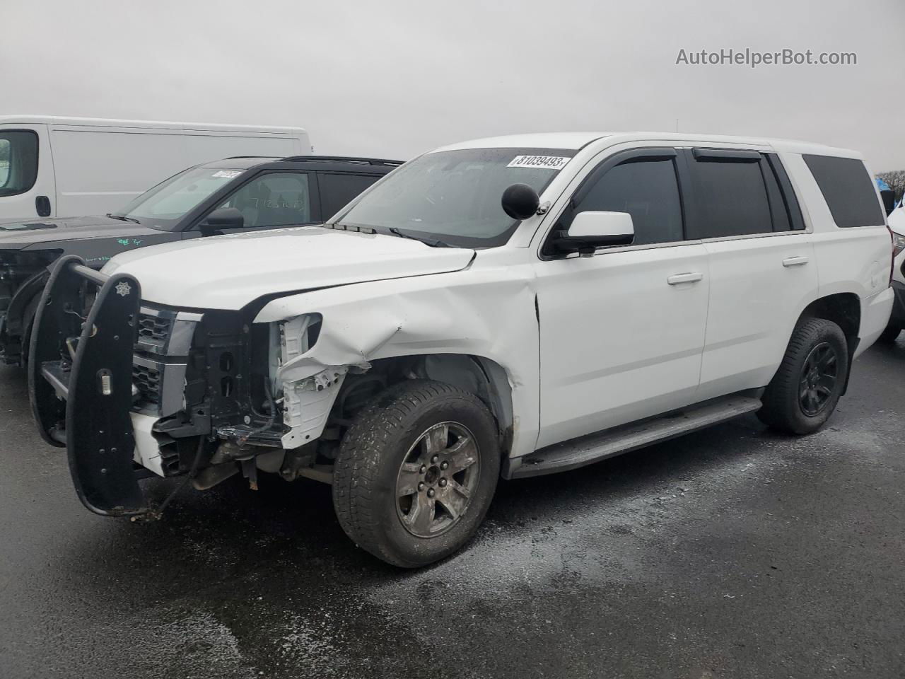 2016 Chevrolet Tahoe Police White vin: 1GNSKDEC2GR283477