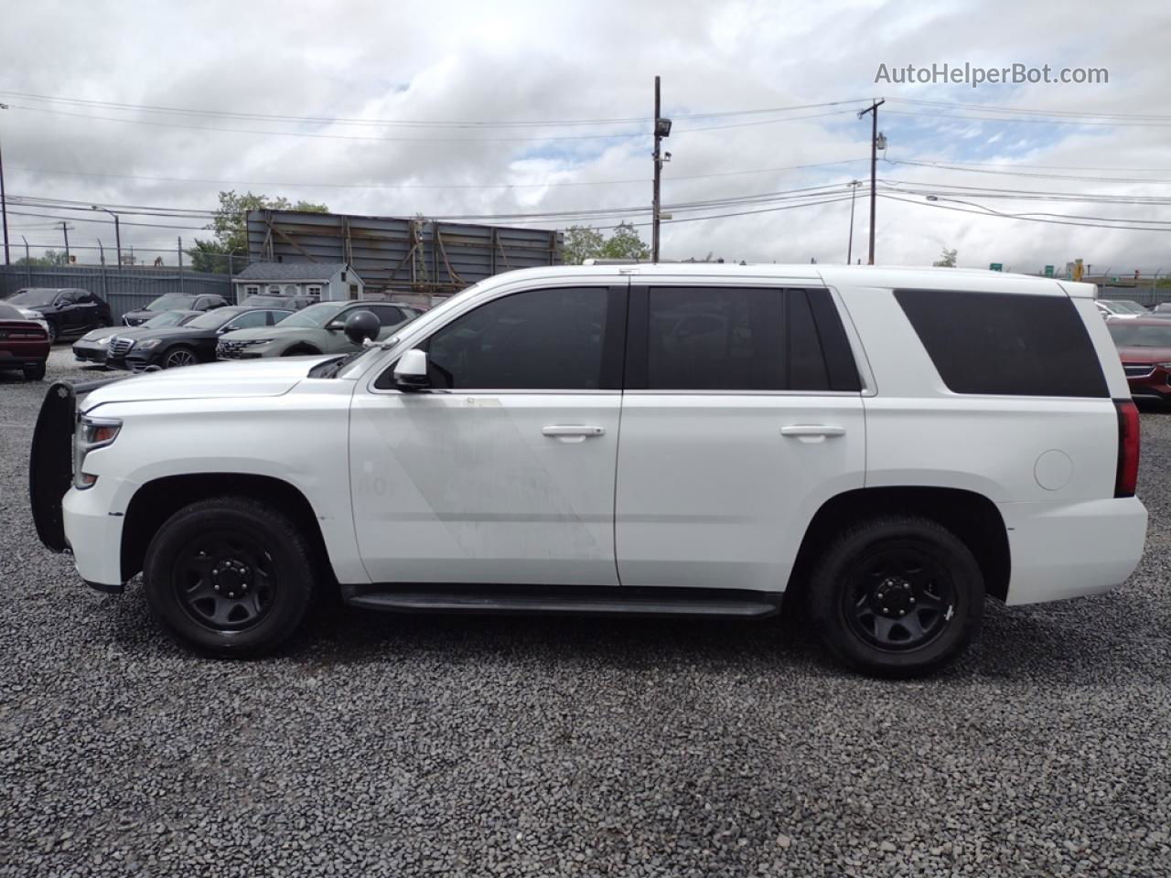 2016 Chevrolet Tahoe Police White vin: 1GNSKDEC5GR407287