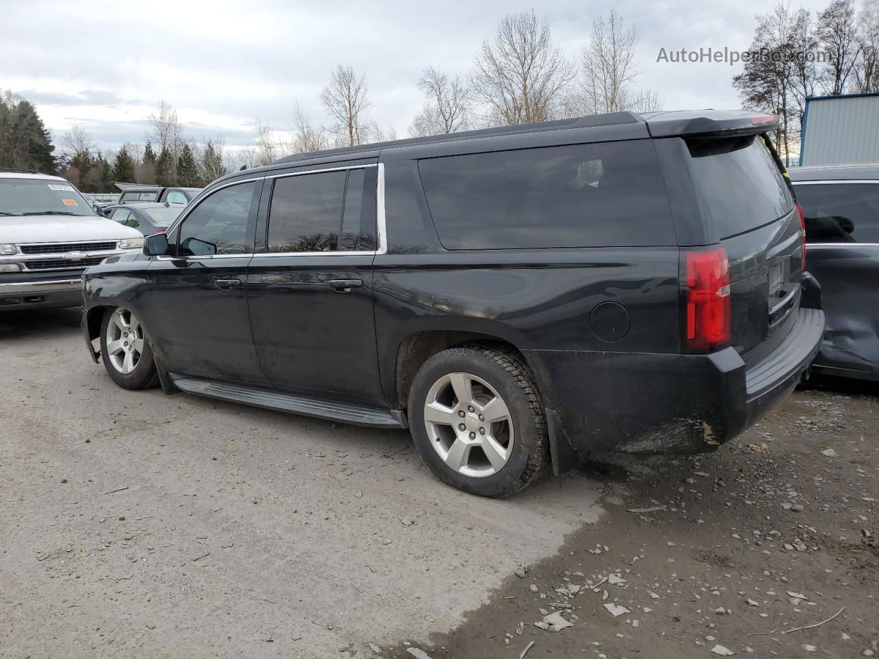 2015 Chevrolet Suburban K1500 Lt Black vin: 1GNSKJKC0FR204387