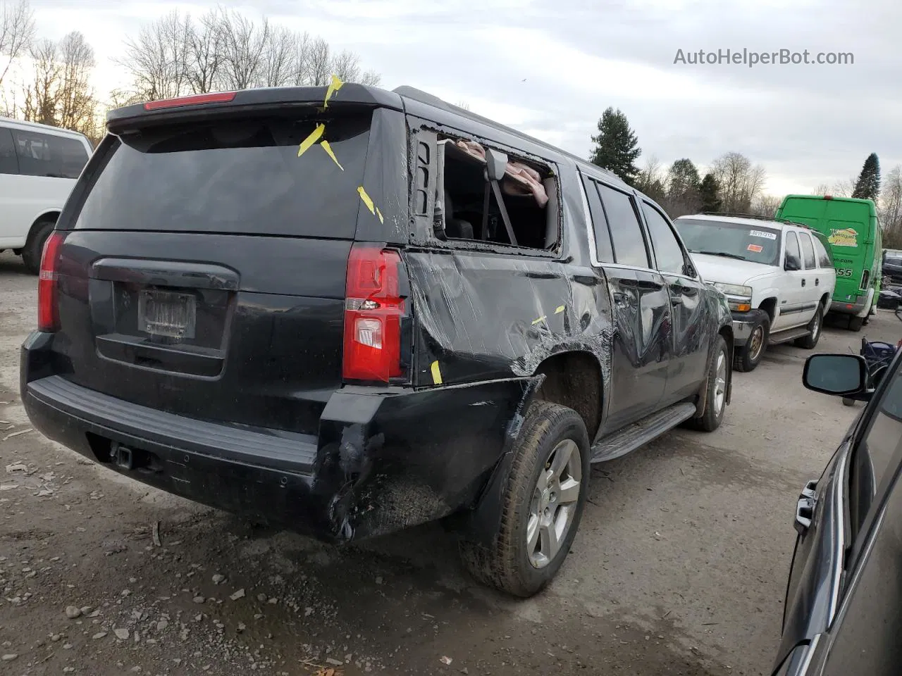 2015 Chevrolet Suburban K1500 Lt Black vin: 1GNSKJKC0FR204387