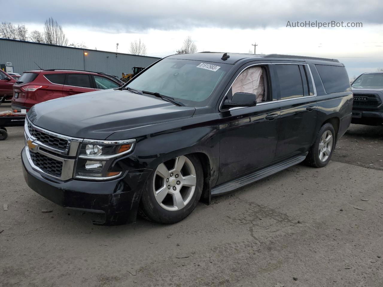 2015 Chevrolet Suburban K1500 Lt Black vin: 1GNSKJKC0FR204387