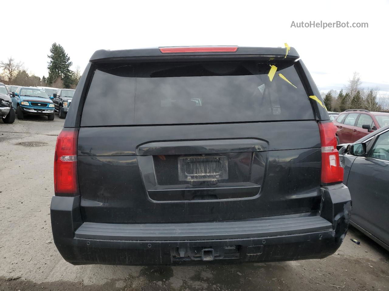 2015 Chevrolet Suburban K1500 Lt Black vin: 1GNSKJKC0FR204387