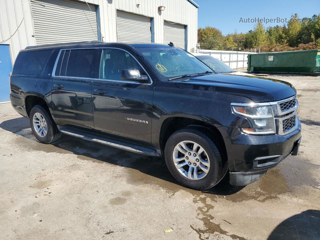 2015 Chevrolet Suburban K1500 Lt Black vin: 1GNSKJKC1FR200137