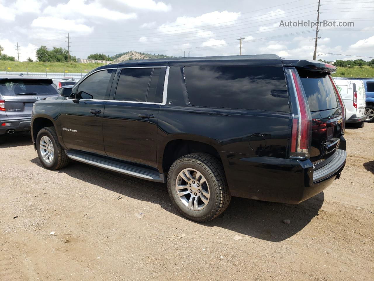 2015 Chevrolet Suburban K1500 Lt Black vin: 1GNSKJKC2FR279298