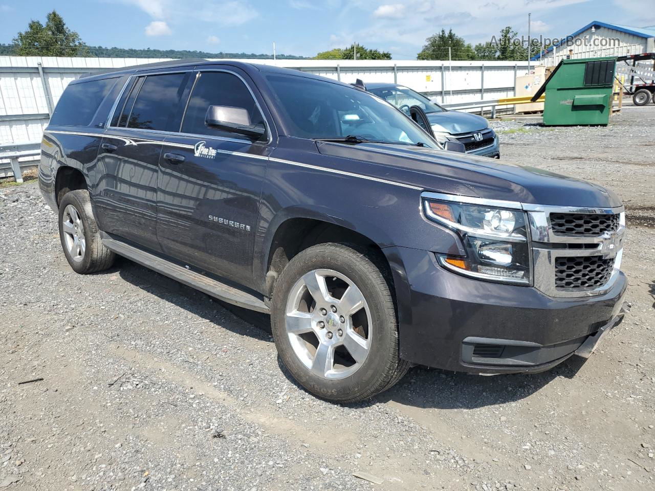 2015 Chevrolet Suburban K1500 Lt Charcoal vin: 1GNSKJKC3FR598256