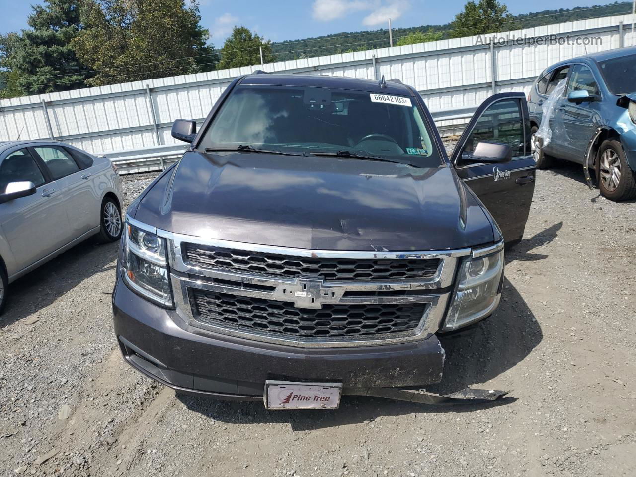 2015 Chevrolet Suburban K1500 Lt Charcoal vin: 1GNSKJKC3FR598256