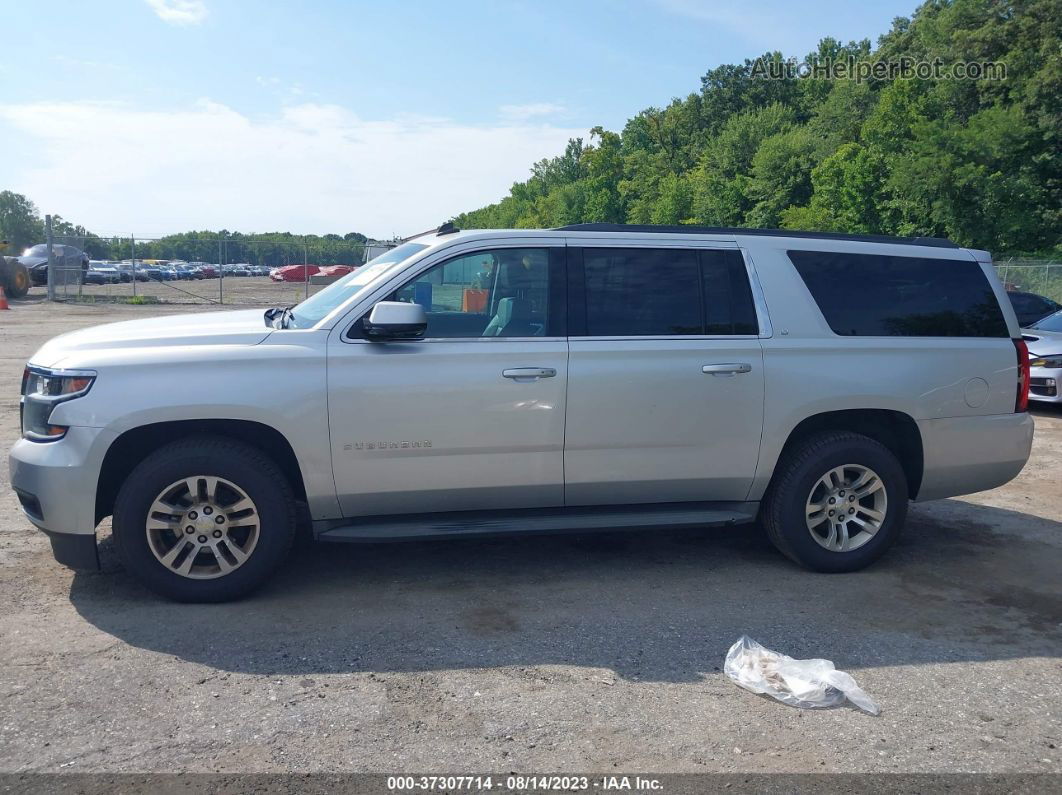 2015 Chevrolet Suburban Lt Silver vin: 1GNSKJKC7FR158654