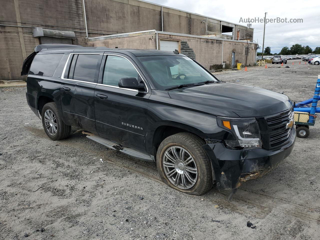 2015 Chevrolet Suburban K1500 Lt Black vin: 1GNSKJKC8FR166343