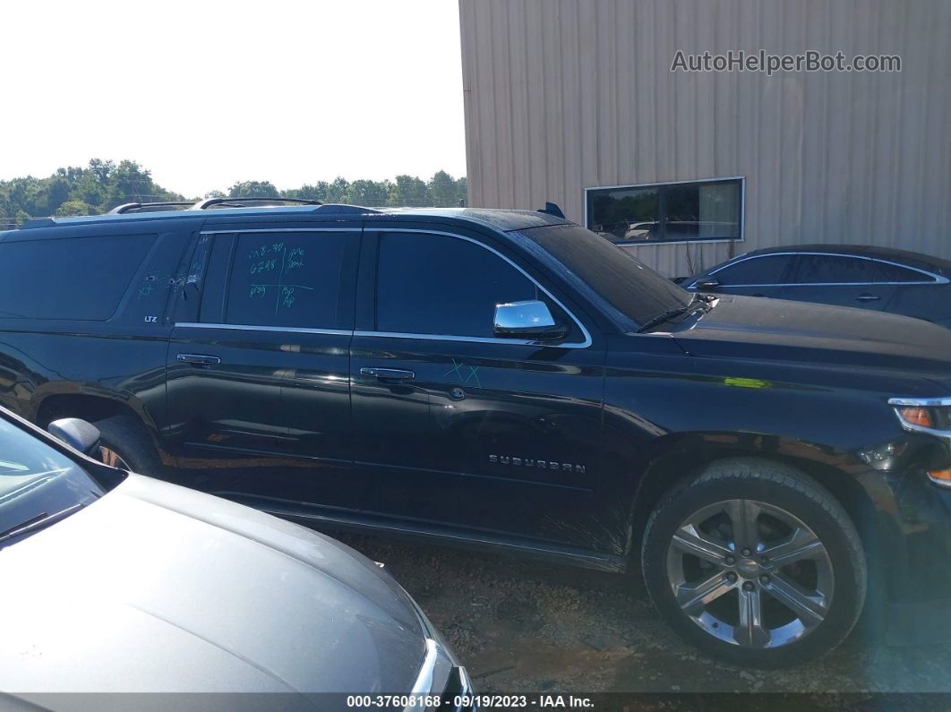 2015 Chevrolet Suburban 1500 Ltz Black vin: 1GNSKKKC2FR695485