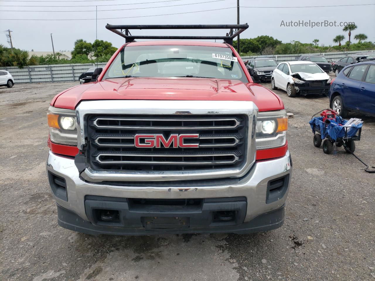 2016 Gmc Sierra C2500 Heavy Duty Red vin: 1GT01REG2GZ165643