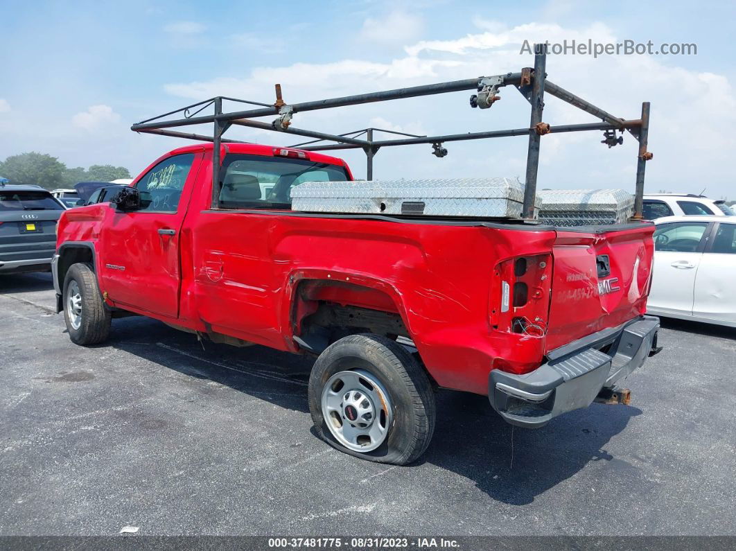 2016 Gmc Sierra 2500hd   Red vin: 1GT01REG2GZ165643