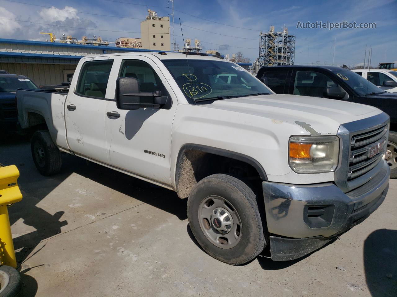 2016 Gmc Sierra C2500 Heavy Duty White vin: 1GT11REG6GF112871