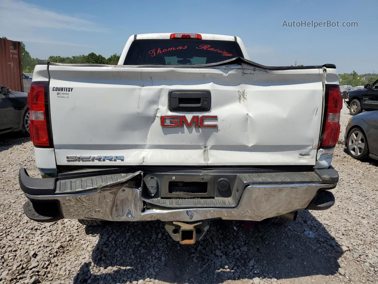 2016 Gmc Sierra K2500 Heavy Duty White vin: 1GT12RE89GF237384