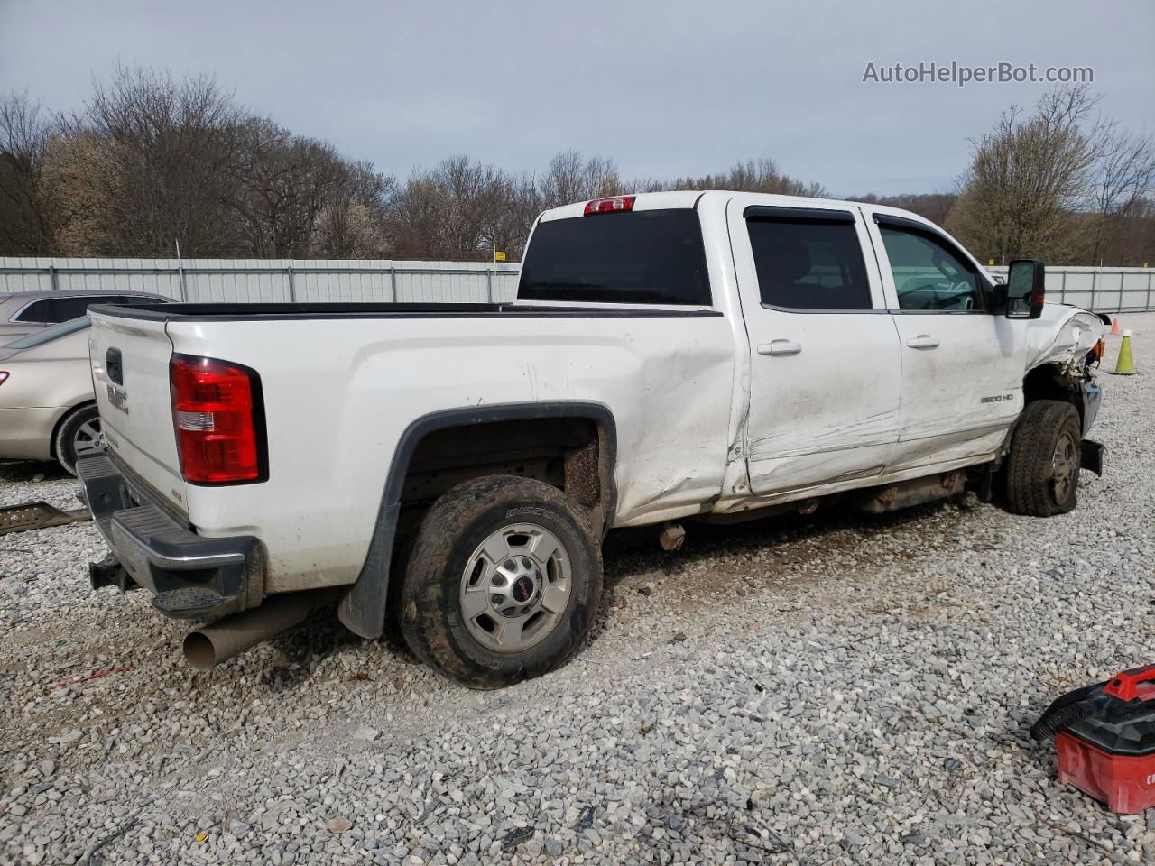 2016 Gmc Sierra K2500 Sle White vin: 1GT12SE88GF280928