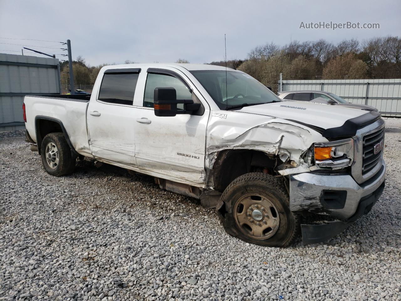 2016 Gmc Sierra K2500 Sle White vin: 1GT12SE88GF280928