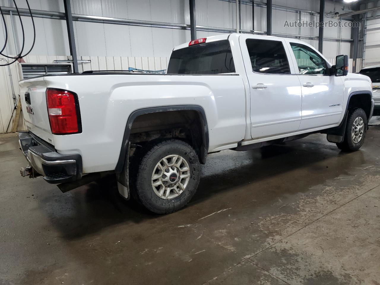 2016 Gmc Sierra K2500 Sle White vin: 1GT12SEG6GF286086