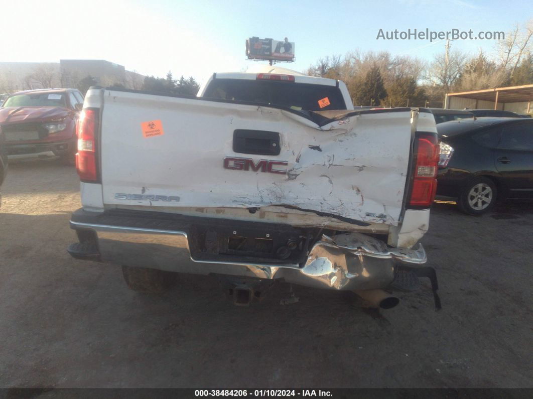 2016 Gmc Sierra 2500hd Sle White vin: 1GT12SEGXGF236923