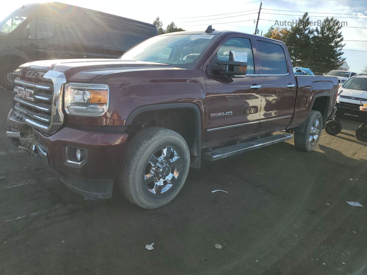 2016 Gmc Sierra K2500 Slt Red vin: 1GT12TE80GF236895