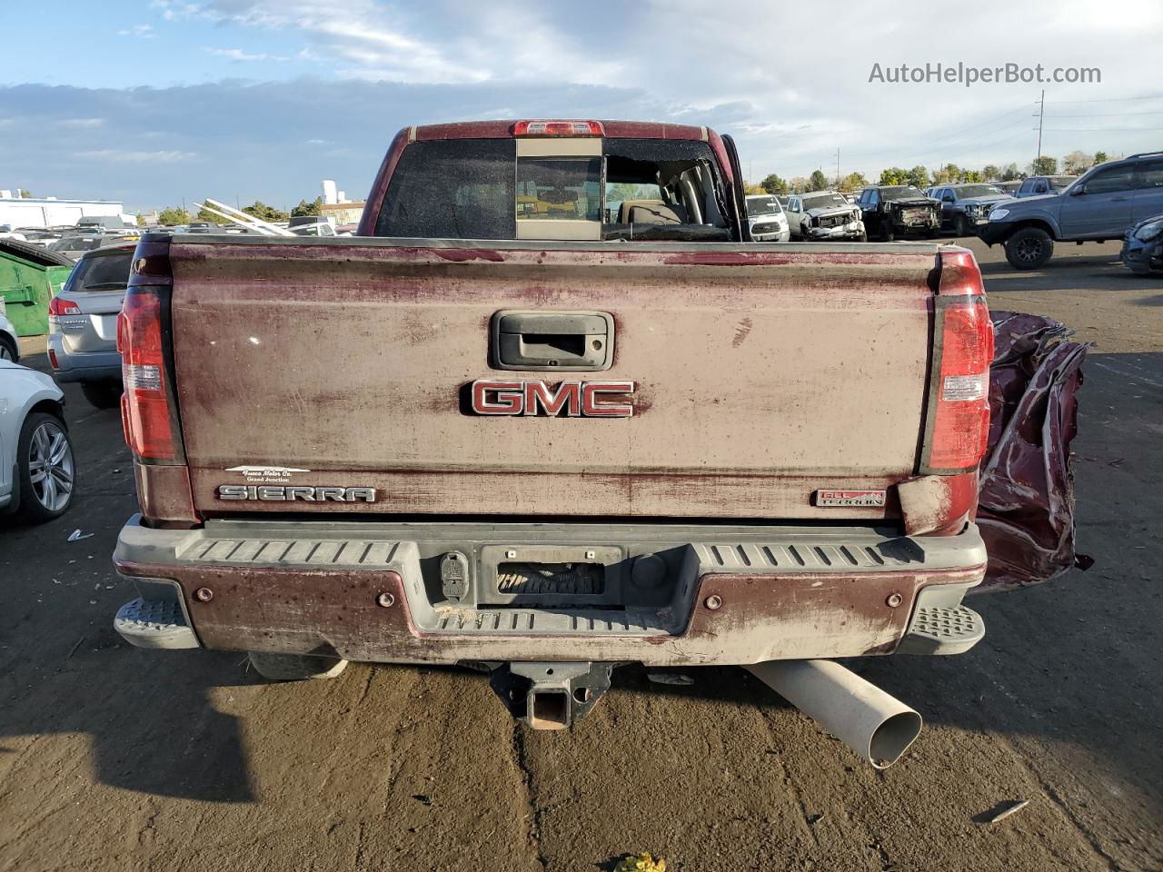 2016 Gmc Sierra K2500 Slt Red vin: 1GT12TE80GF236895