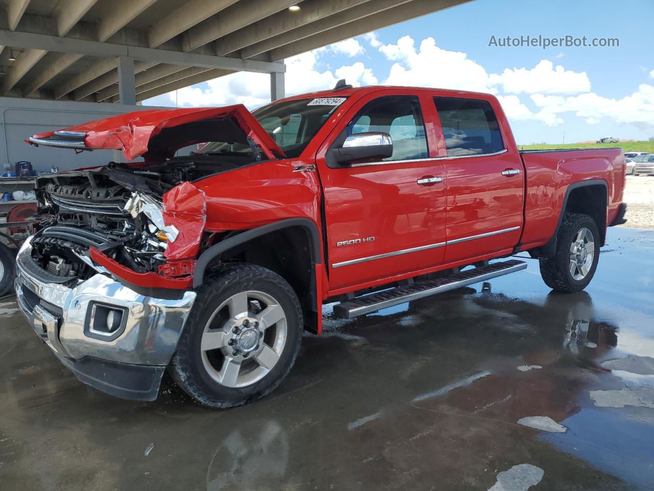 2016 Gmc Sierra K2500 Slt Red vin: 1GT12TE82GF144865