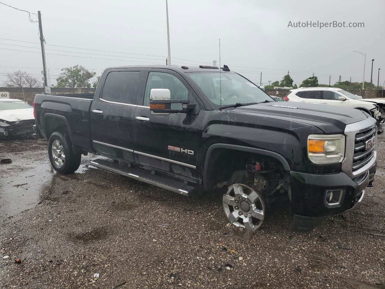 2016 Gmc Sierra K2500 Slt Черный vin: 1GT12TE83GF171203