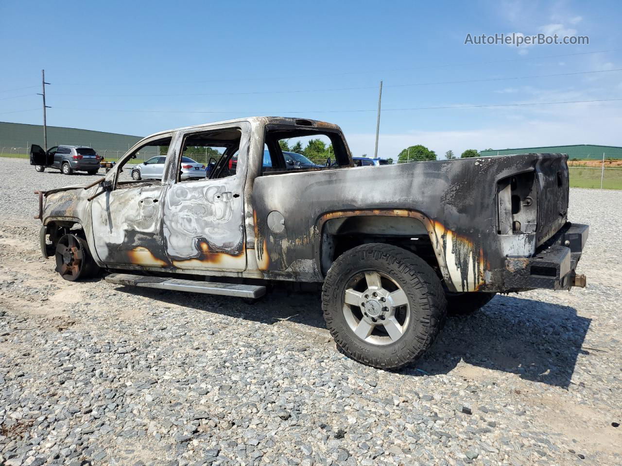 2016 Gmc Sierra K2500 Slt White vin: 1GT12TE83GF273777