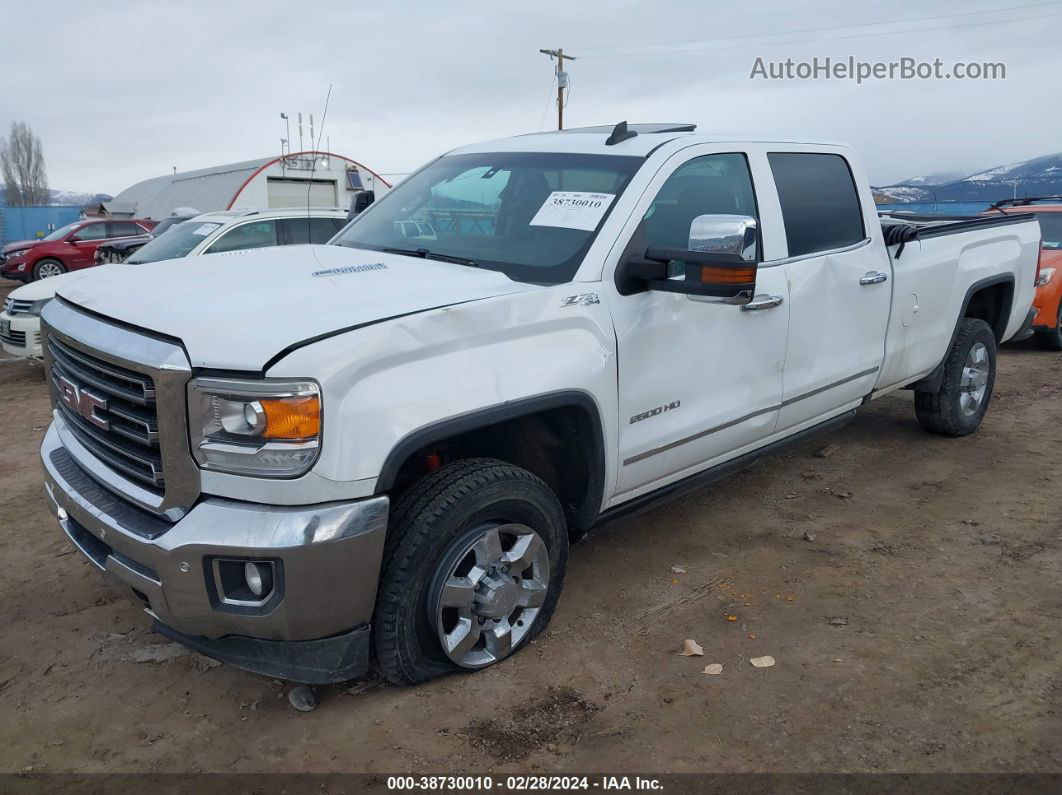 2016 Gmc Sierra 2500hd Slt Белый vin: 1GT12TE85GF150871