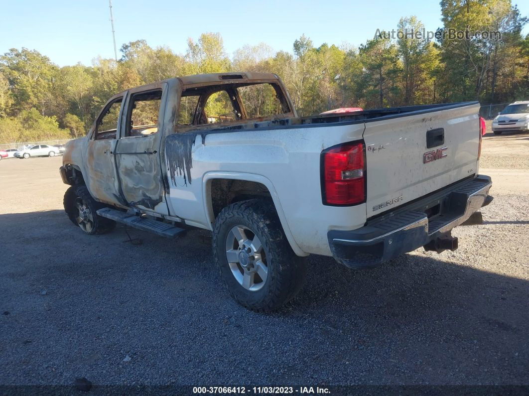 2016 Gmc Sierra 2500hd Slt White vin: 1GT12TE86GF102490