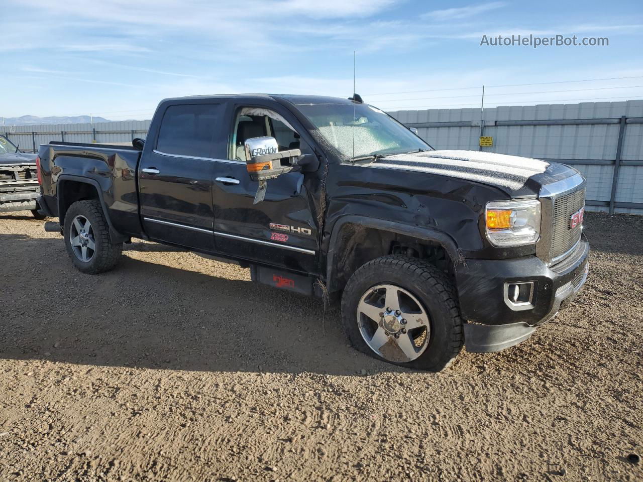 2016 Gmc Sierra K2500 Slt Black vin: 1GT12TE88GF293345