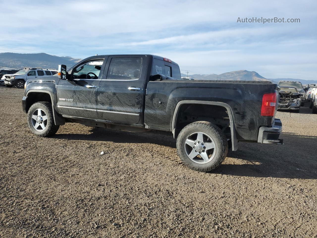 2016 Gmc Sierra K2500 Slt Black vin: 1GT12TE88GF293345