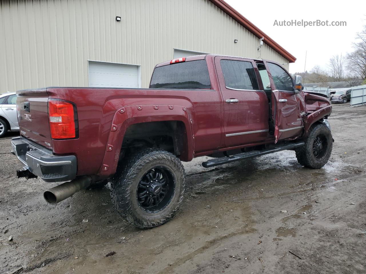 2016 Gmc Sierra K2500 Slt Maroon vin: 1GT12TE8XGF183784