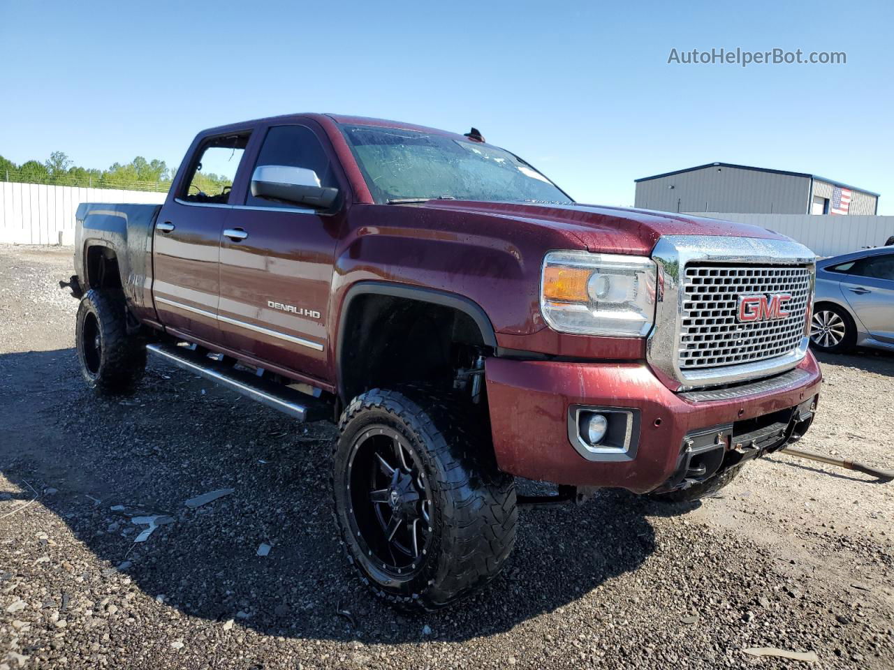 2016 Gmc Sierra K2500 Denali Red vin: 1GT12UE80GF266484