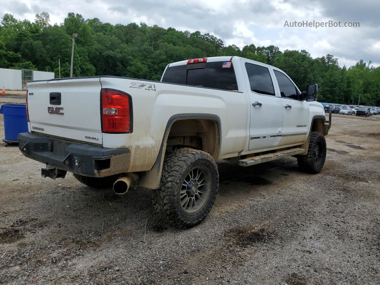 2016 Gmc Sierra K2500 Denali White vin: 1GT12UE81GF117694