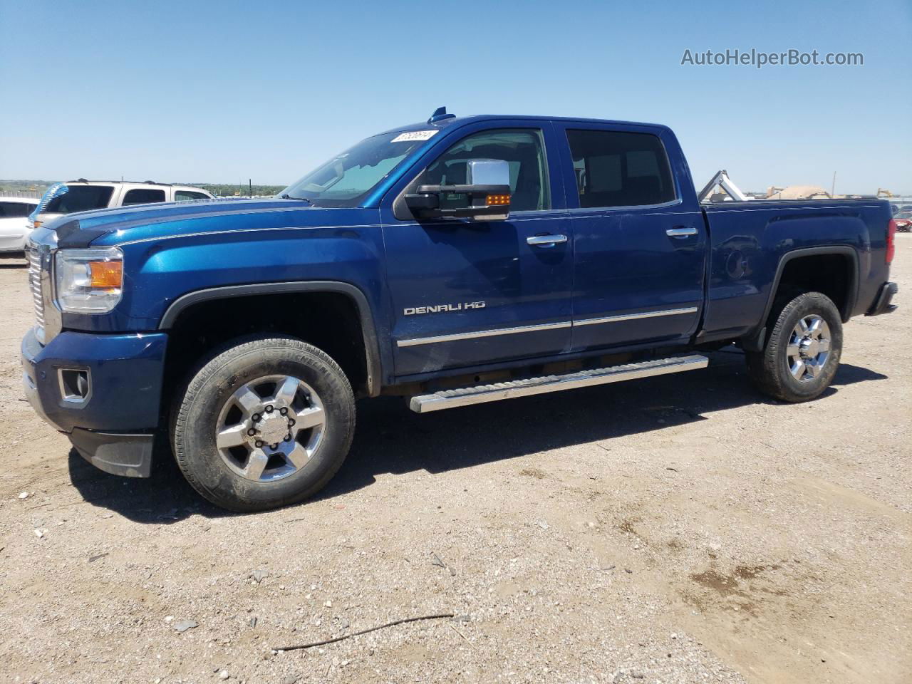 2016 Gmc Sierra K2500 Denali Blue vin: 1GT12UE82GF255826