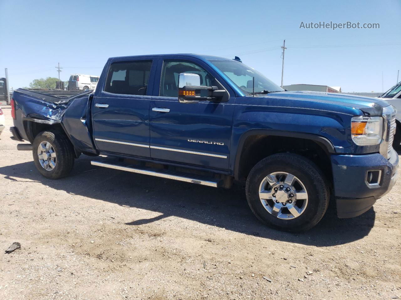 2016 Gmc Sierra K2500 Denali Blue vin: 1GT12UE82GF255826