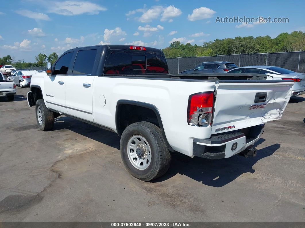 2016 Gmc Sierra 2500hd Denali White vin: 1GT12UE83GF124386