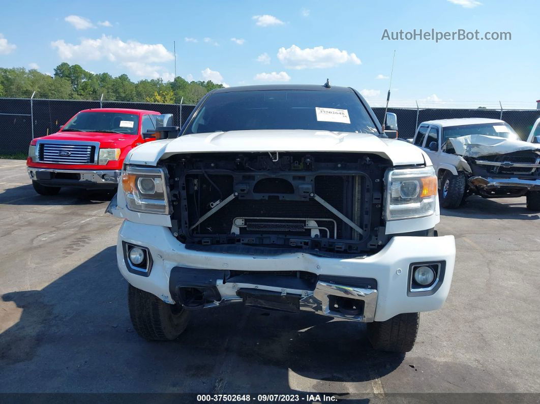 2016 Gmc Sierra 2500hd Denali White vin: 1GT12UE83GF124386