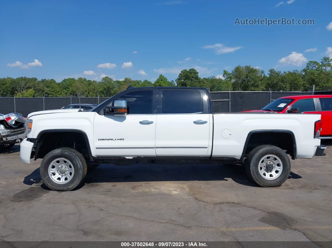 2016 Gmc Sierra 2500hd Denali White vin: 1GT12UE83GF124386