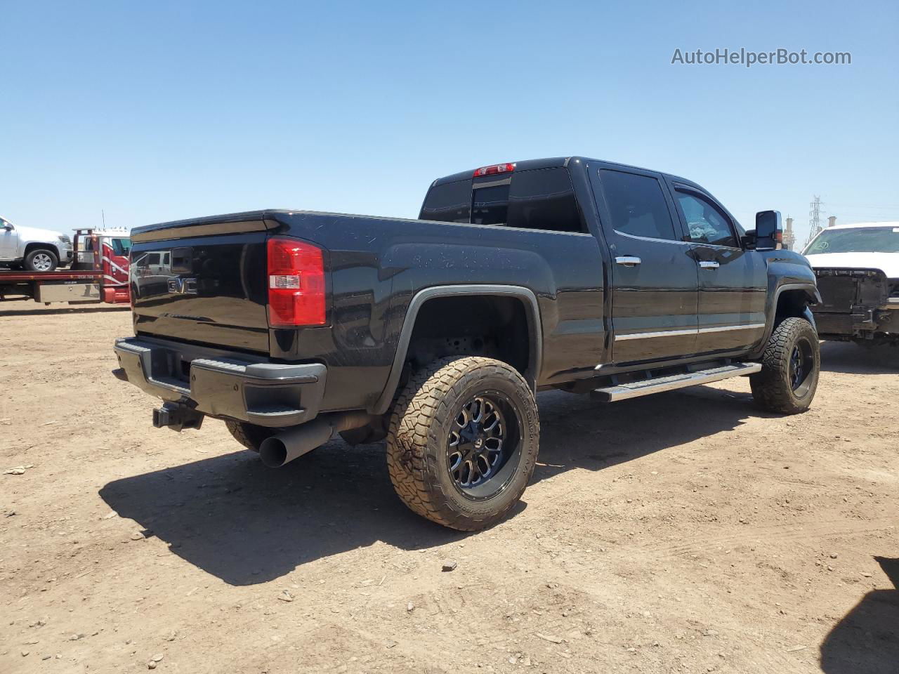 2016 Gmc Sierra K2500 Denali Black vin: 1GT12UE83GF298183